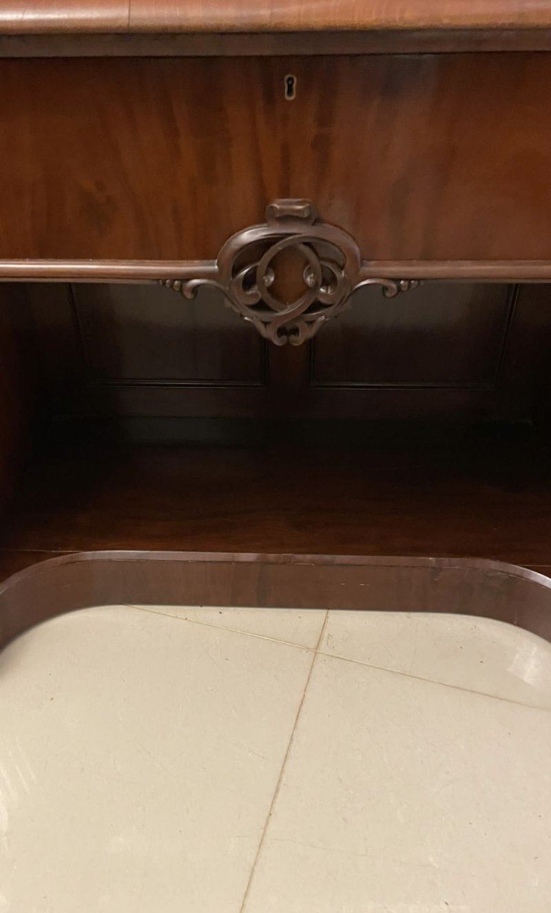 Outstanding Quality Antique Victorian Carved Mahogany Mirror Back Sideboard - Image 15